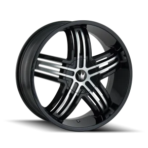 Mazzi – ENTICE – Black – 20″x8.5″ 30mm – Summer Wheels – 368-2889B